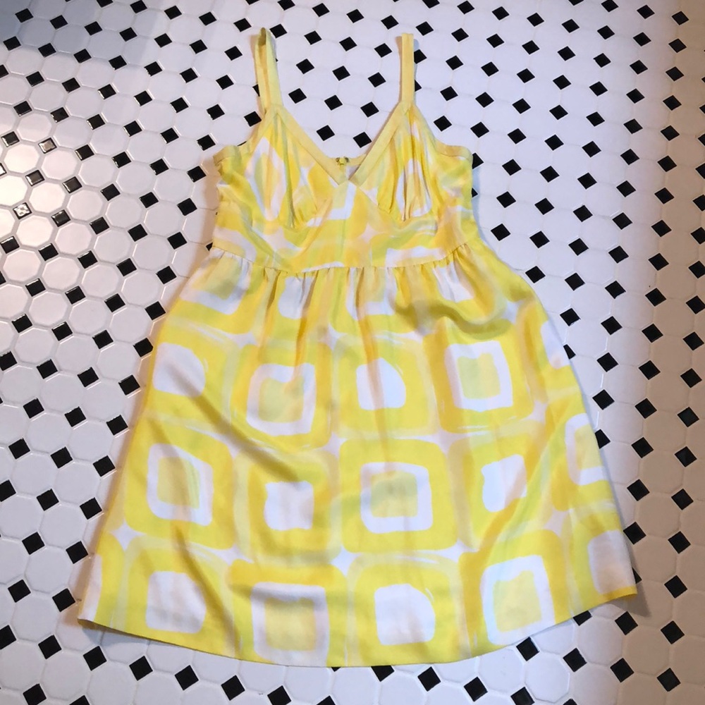Amazing bright yellow Banana Republic dress!